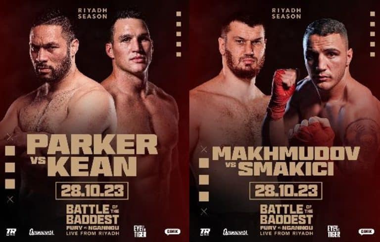 Image: Arslanbek Makhmudov vs. Agron Smakici & Joseph Parker vs. Simon Kean on October 28th