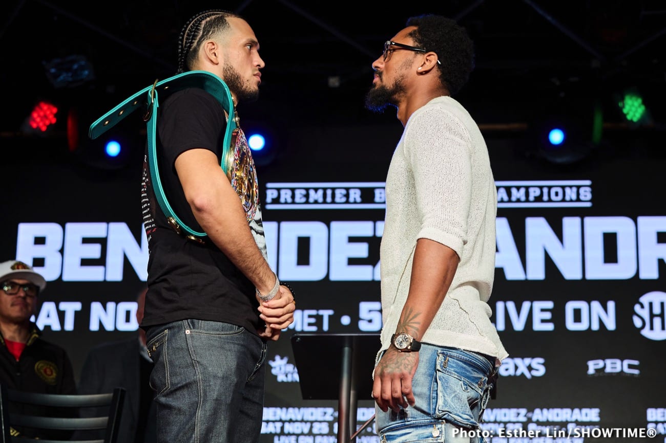 Image: David Benavidez doesn't rate Demetrius Andrade's power high