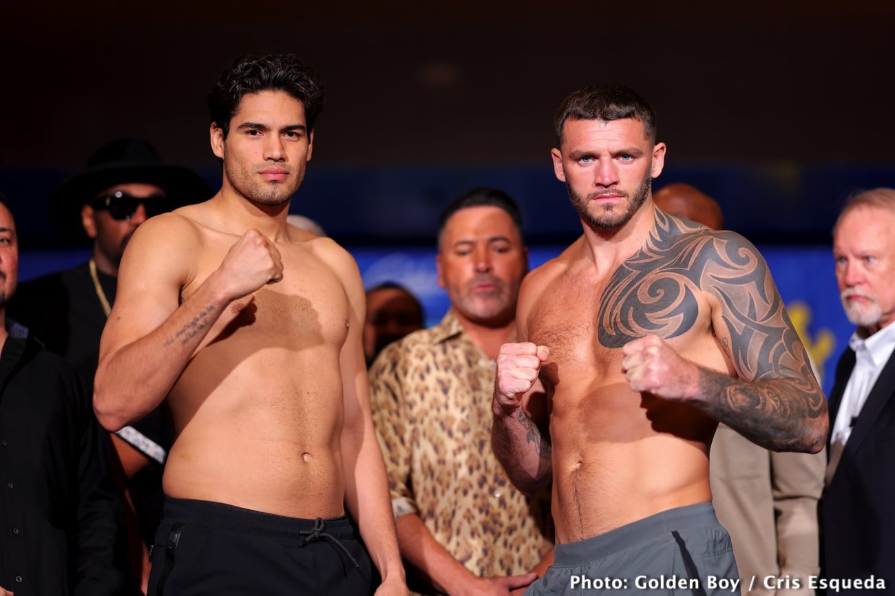 Image: Gilberto Ramirez 191.6 vs. Joe Smith Jr 191.8 - weigh-in results for Saturday on DAZN