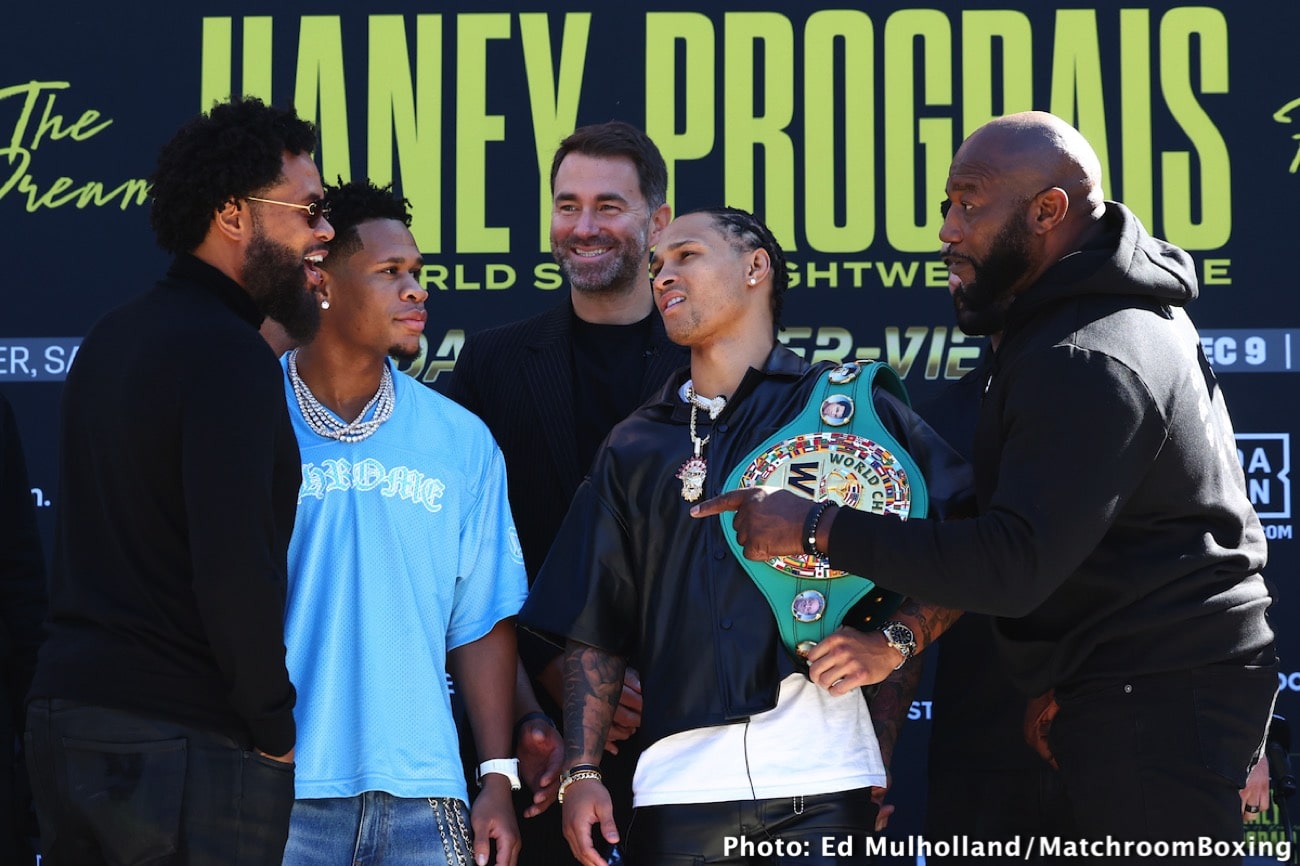Image: Regis Prograis' coach scolds Bill Haney & Devin at kick-off press conference