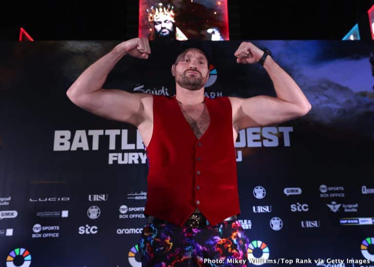 Image: Tyson Fury smothering tactics will work against Usyk says Don Charles