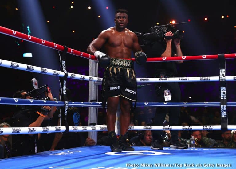 Image: Eddie Hearn believes Anthony Joshua will agree to Francis Ngannou fight