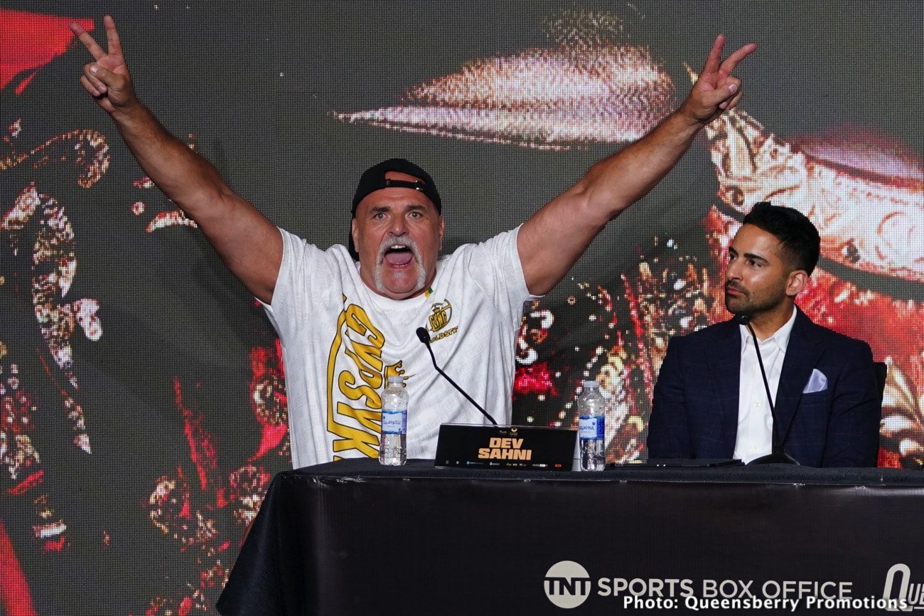 Image: John Fury uses Fury-Ngannou final press conference to set-up Mike Tyson fight