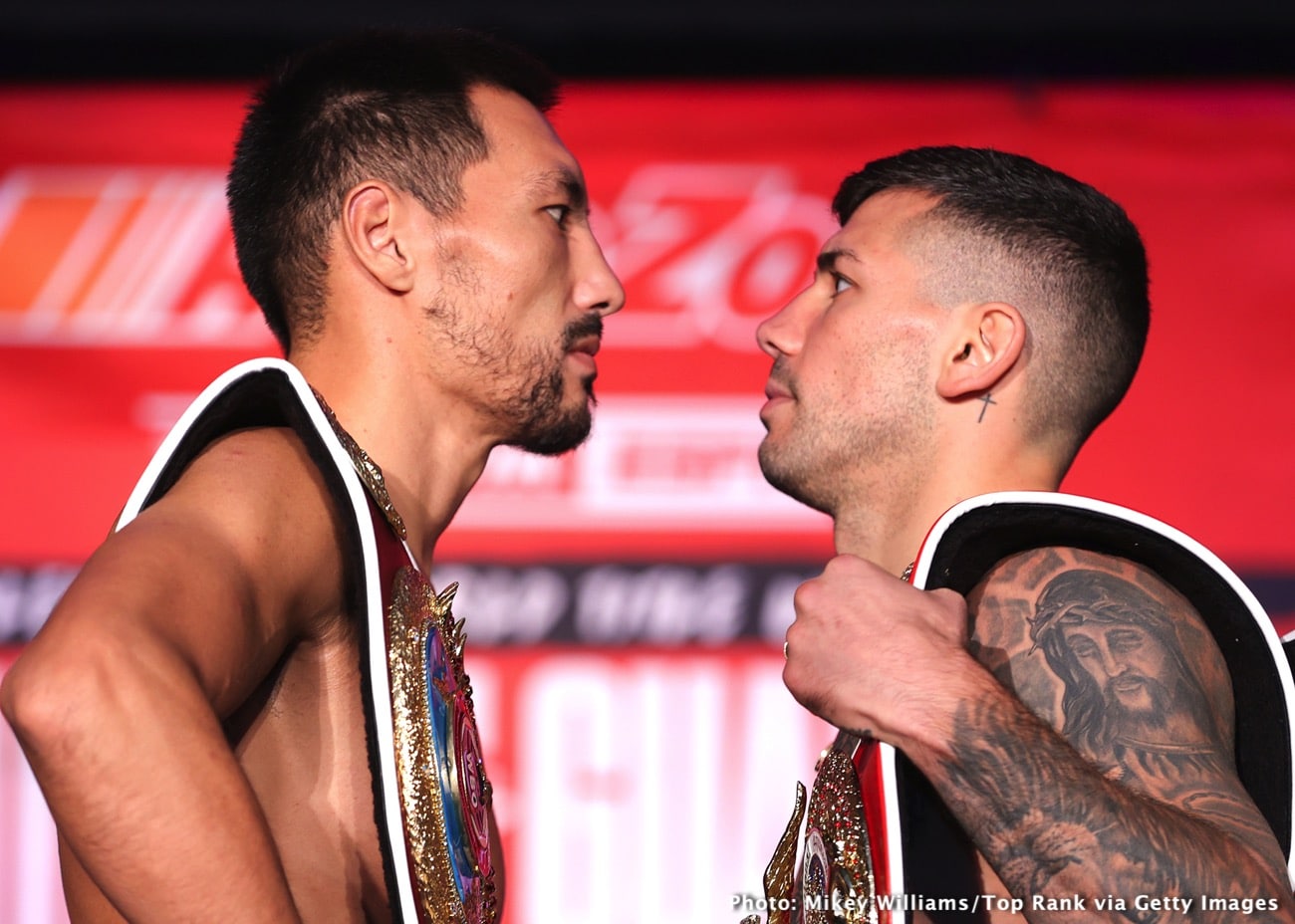 Image: Janibek Alimkhanuly 159.3 vs. Vincenzo Gualtieri 159.5 - ESPN weigh-in results