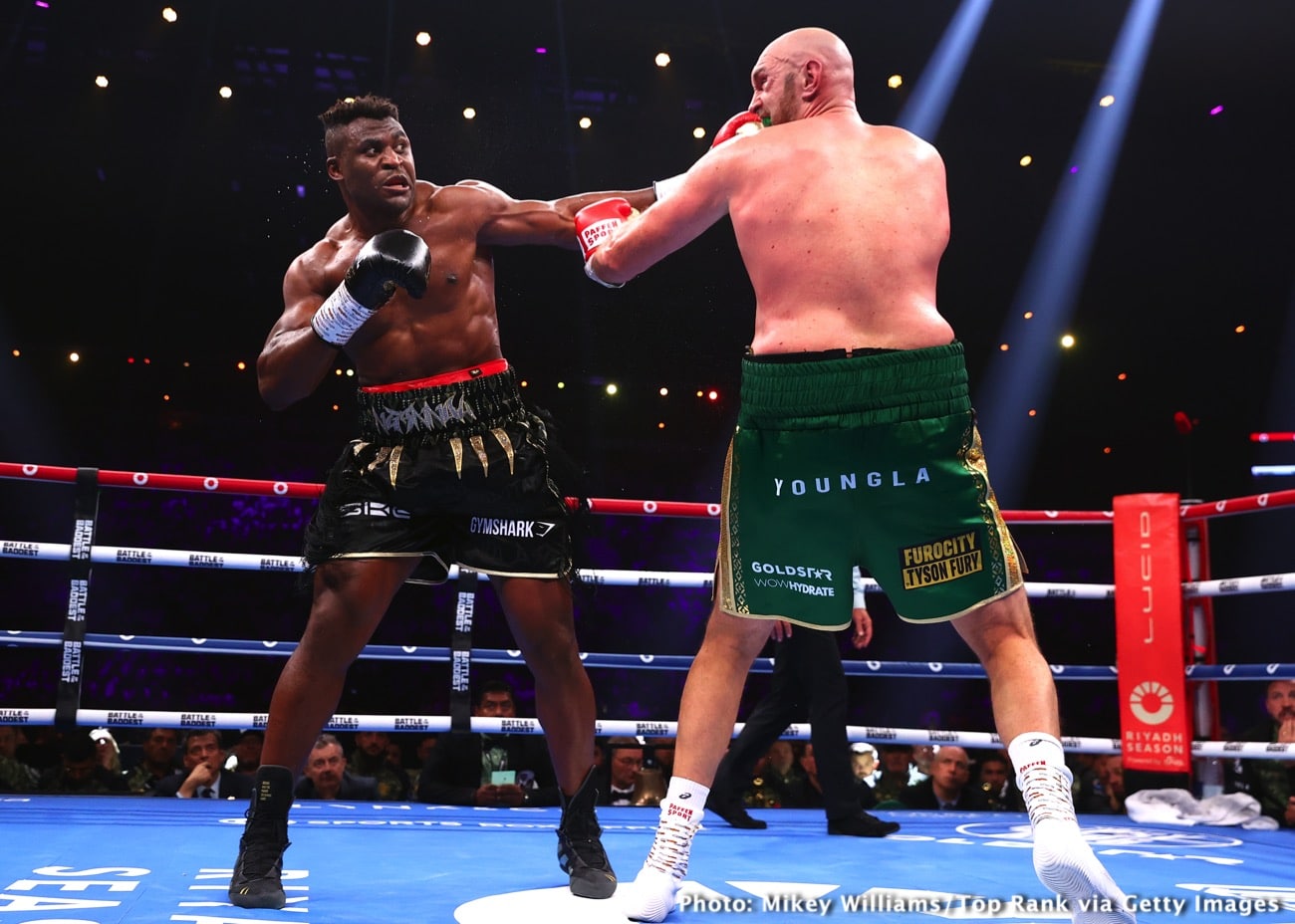 Boxing Results: Tyson Fury Defeats Francis Ngannou By Controversial Split Decision - Boxing News 24