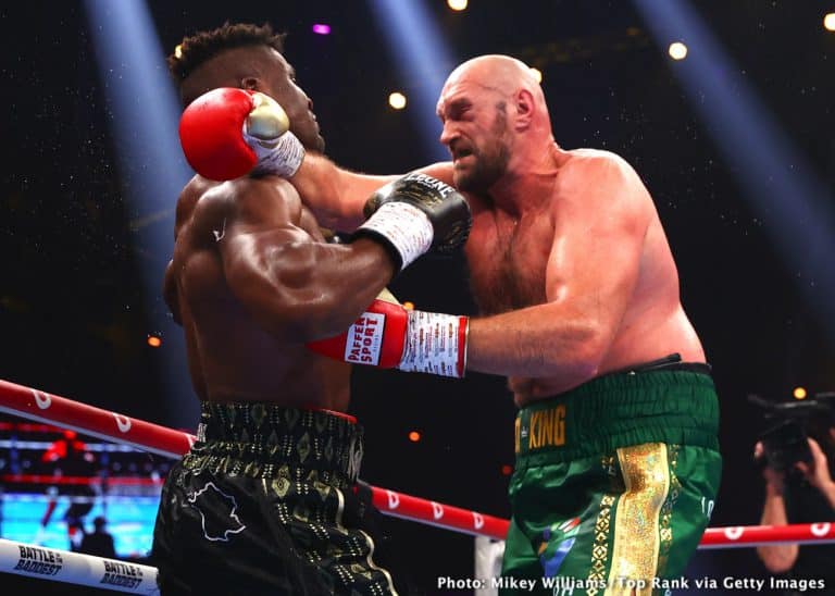 Image: Francis Ngannou "bitter" over getting robbed against Tyson Fury