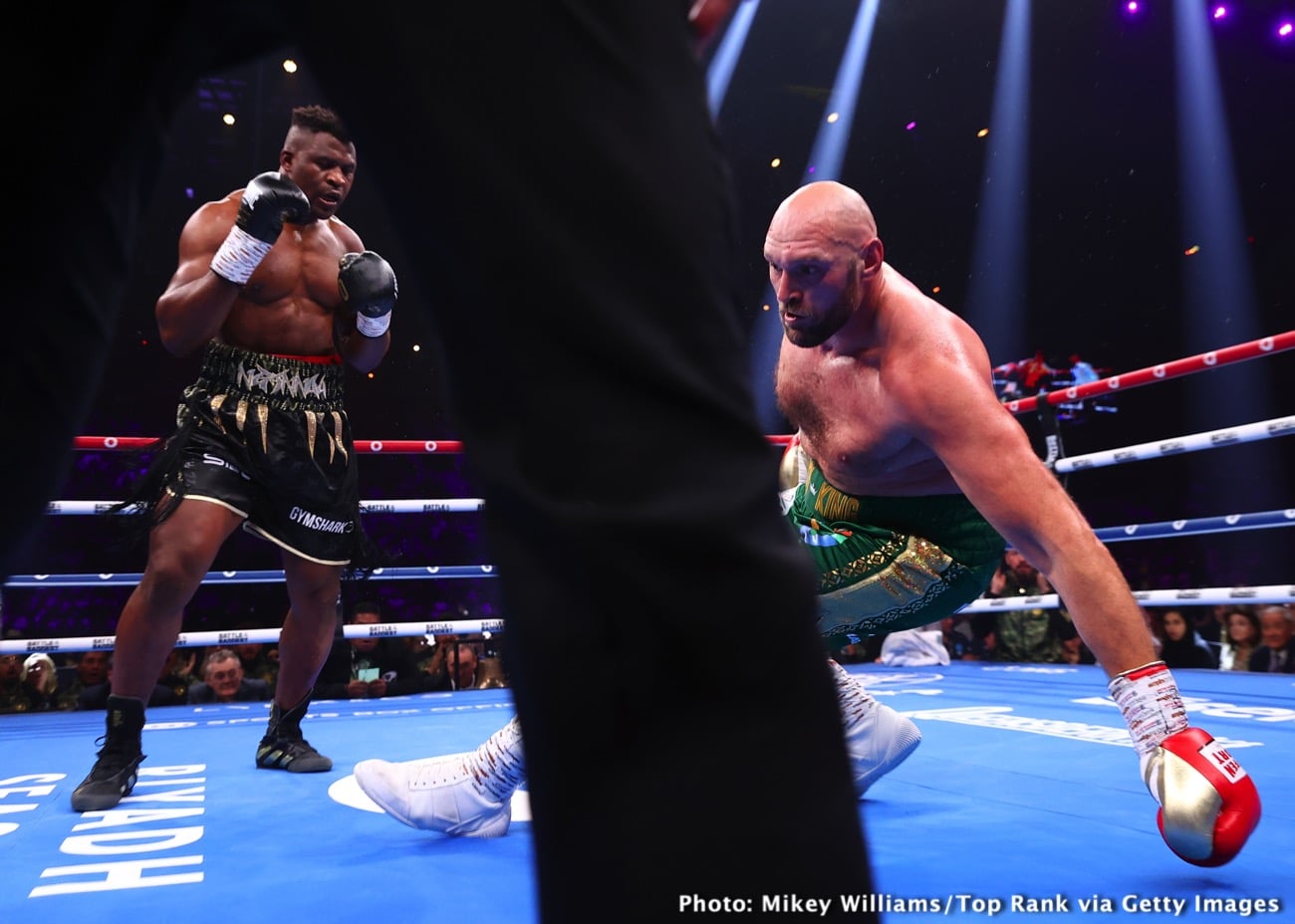 Image: Eddie Hearn says Tyson Fury's punch resistance is gone, Anthony Joshua retires him