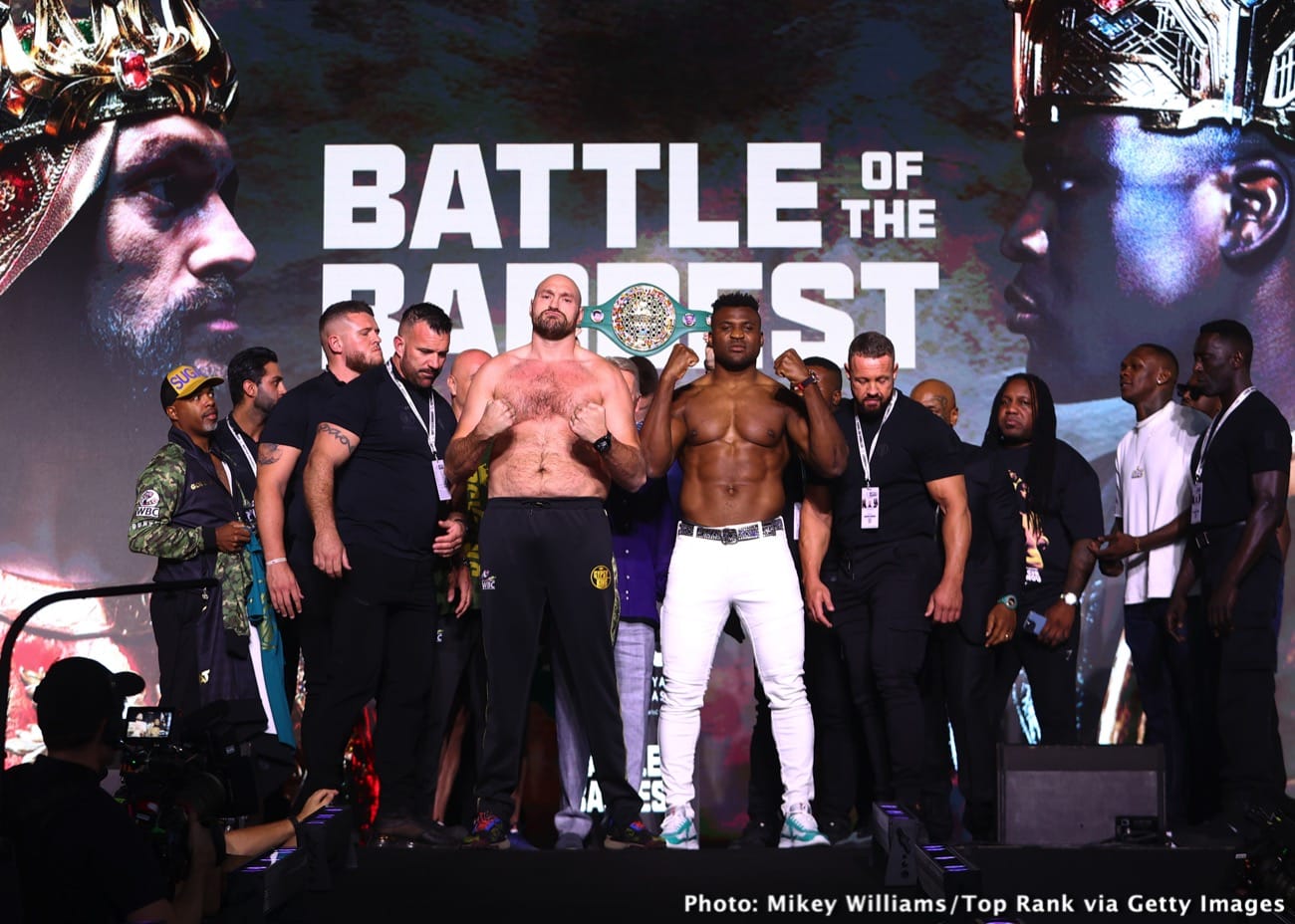 Image: Will U.S fans pay $79 to watch Fury vs. Ngannou on Saturday?