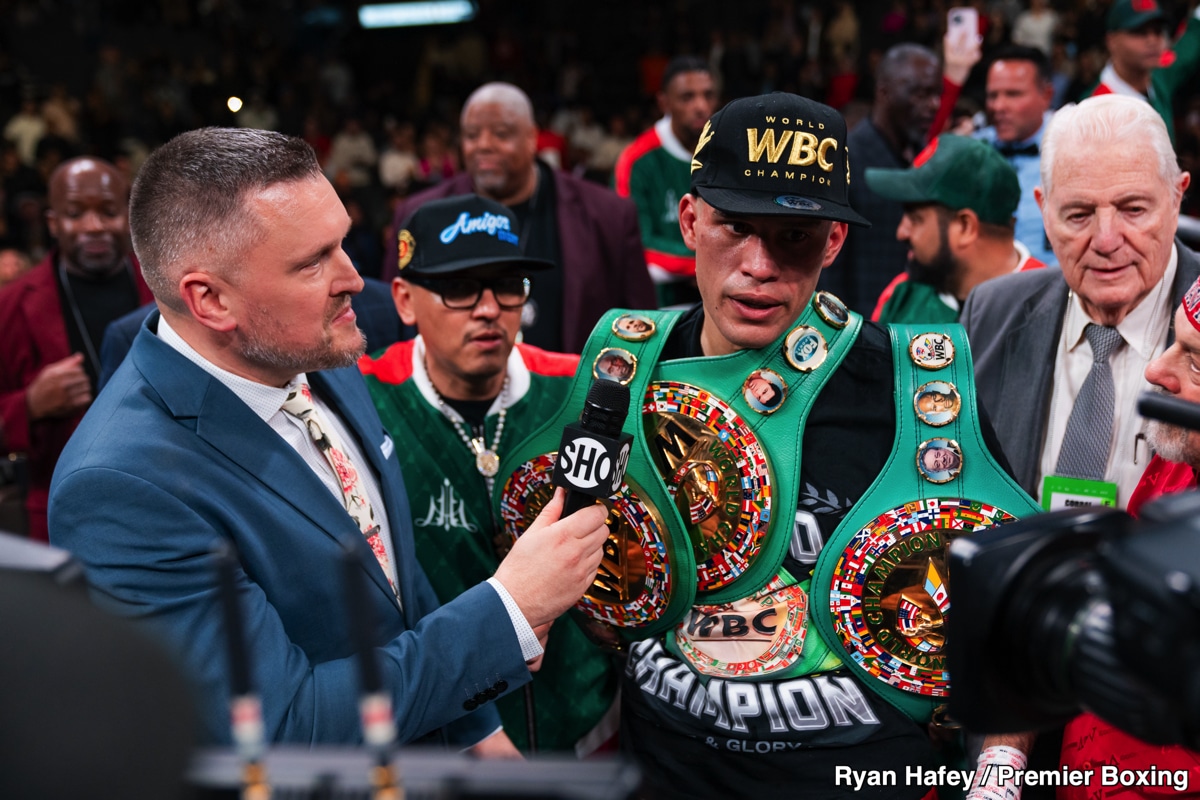 Image: David Benavidez on Canelo Alvarez: "He has nobody else to fight"