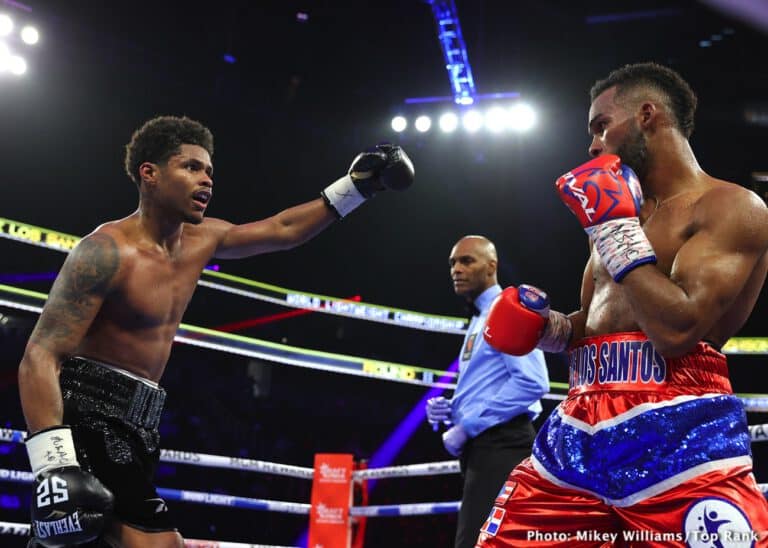 Image: Shakur Stevenson "fought like a 45-year-old" Mayweather says trainer
