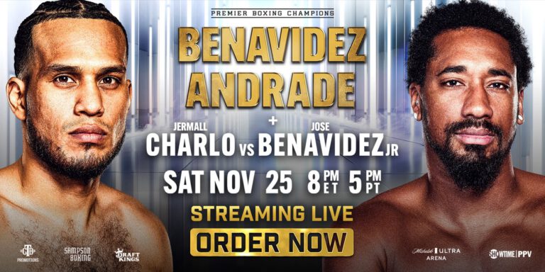 Image: Benavidez to start fast & overwhelm Andrade with combination punching