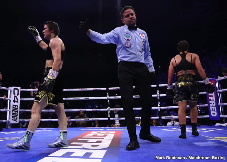 Image: Katie Taylor vs Cameron Fight Results