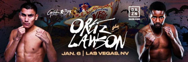 Image: Ortiz Jr. - Lawson in "do-or-die" fight this Saturday, January 6th on DAZN