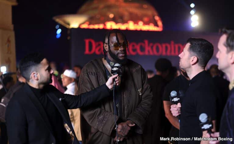 Image: Deontay Wilder Training for Rumored June 1st Fight Against Zhang in Riyadh