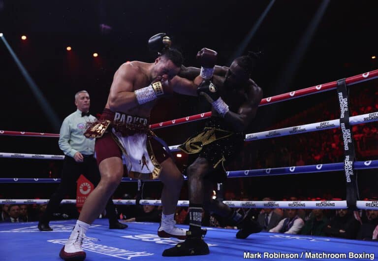 Image: Boxing results: Parker pulls off stunner: Outworks Wilder, shakes up heavyweight landscape