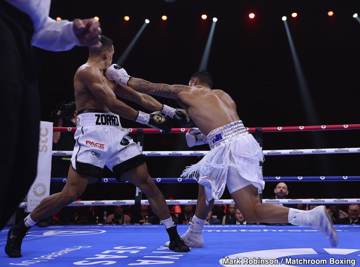 Image: Boxing results: Jai Opetaia obliterates Ellis Zorro in first round KO