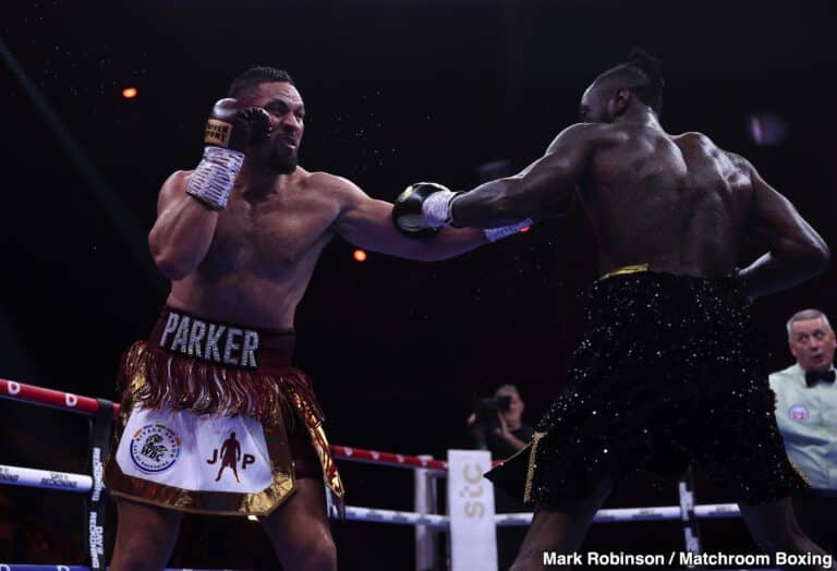 Image: Zhilei Zhang discusses Deontay Wilder's defeat against Parker