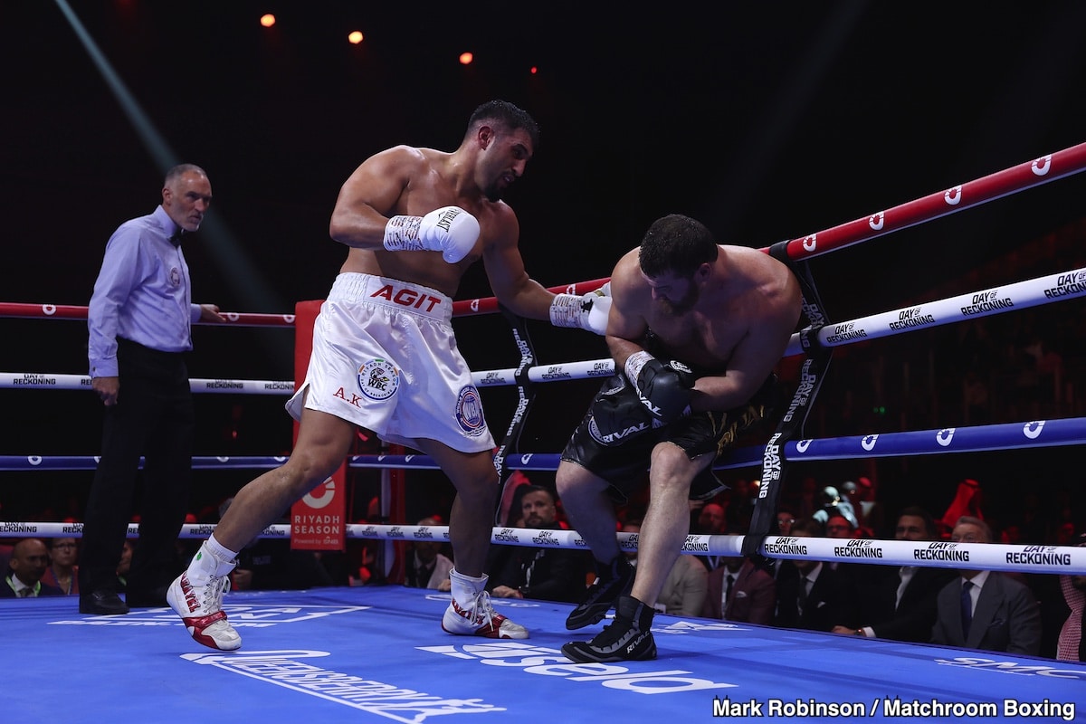 Image: Agit Kabayel’s Body Attack Seen as Threat to Usyk