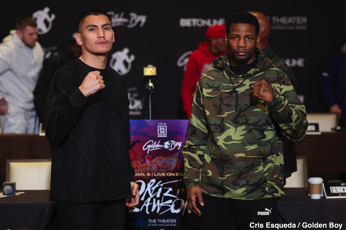 Image: Vergil Ortiz doesn't expect to be in best form against Lawson this Saturday