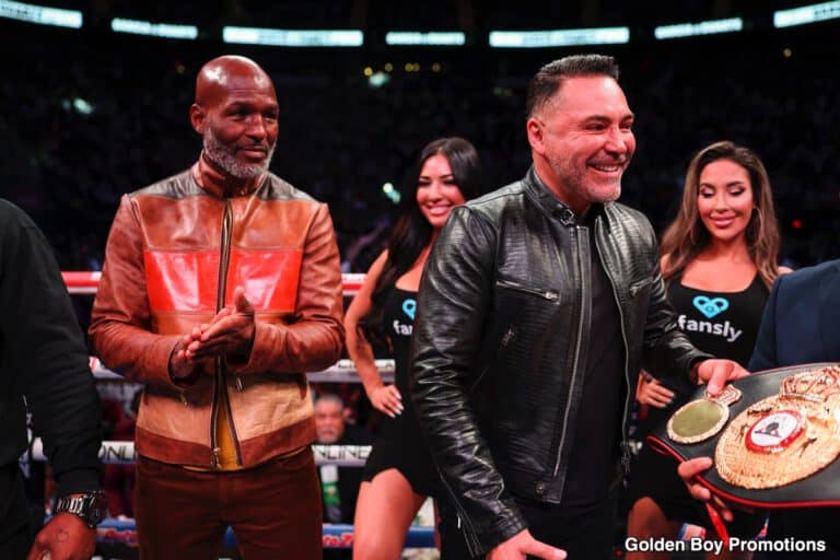 Image: De La Hoya Dangles Carrot as Ryan Garcia Awaits: Rolly, Cruz Just Appetizers