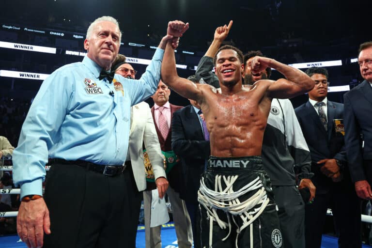 Image: Haney vs. Tank: A size mismatch dooms the dream fight, says trainer Edwards