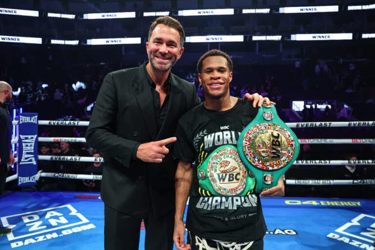 Image: Eddie Hearn predicts three major fights for Devin Haney in 2024