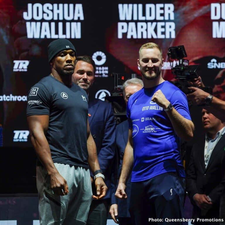 Image: ‘Redemption’: Wilder vs. Parker, Joshua vs. Wallin