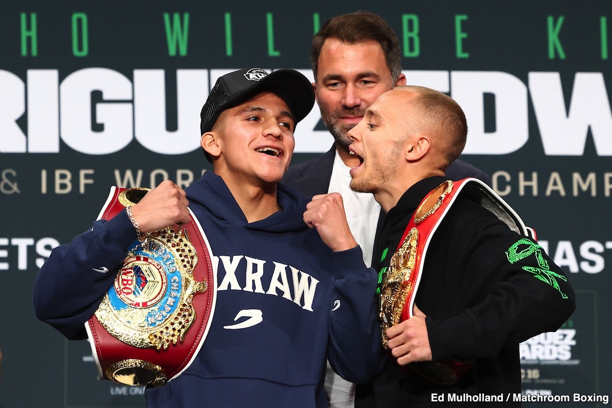 Image: Sunny Edwards throws temper tantrum at heated press conference for Jesse Rodriguez fight
