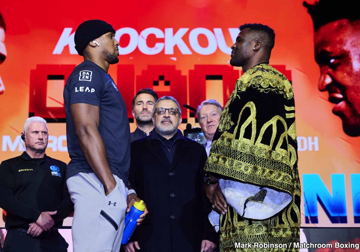 Image: Francis Ngannou Has A Legitimate Chance To Upset Anthony Joshua