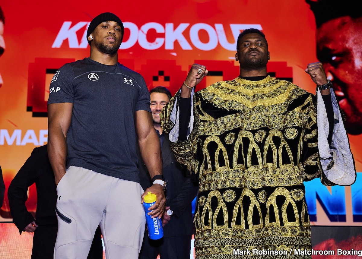 Image: Trainer Andy Lee Warns: Don't Underestimate Ngannou in Joshua Fight