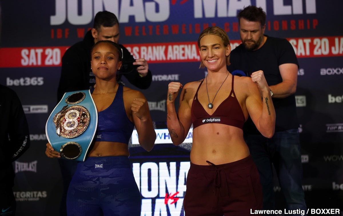 Image: Tonight: Mikaela Mayer Steps Up To Challenge IBF Welterweight Champion Natasha Jonas