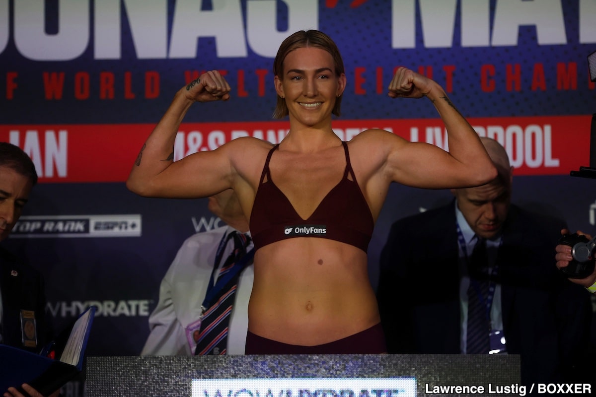 Image: Tonight: Mikaela Mayer Steps Up To Challenge IBF Welterweight Champion Natasha Jonas