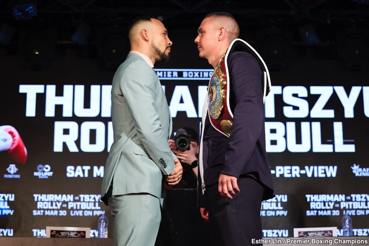 Image: Thurman vs. Tszyu: Experience Over Activity in March 30th Fight
