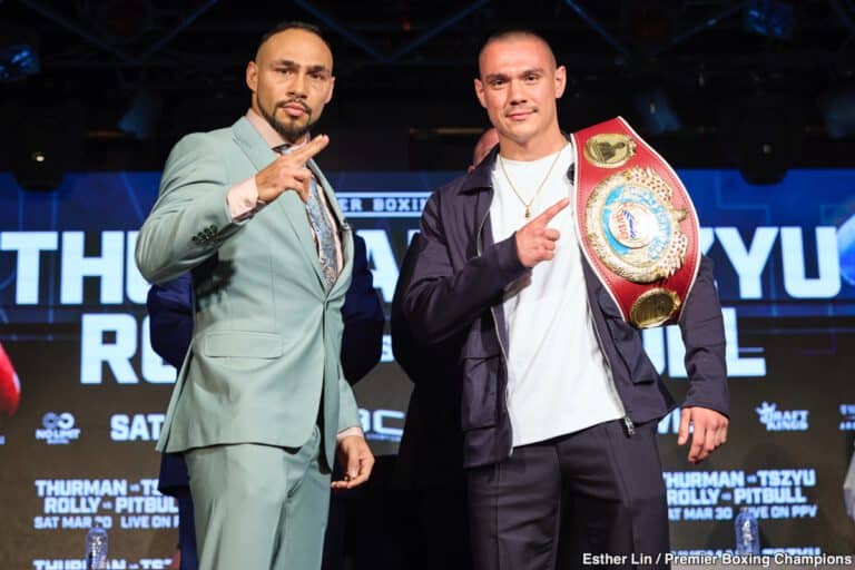 Image: Keith Thurman Eyes New Challenge Against Tim Tszyu: "I Can Punch My Way In"