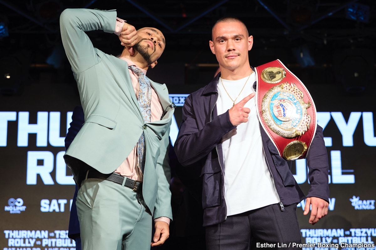 Image: Tszyu Not Upset about "B-Side" Status, Eager for Thurman Showdown