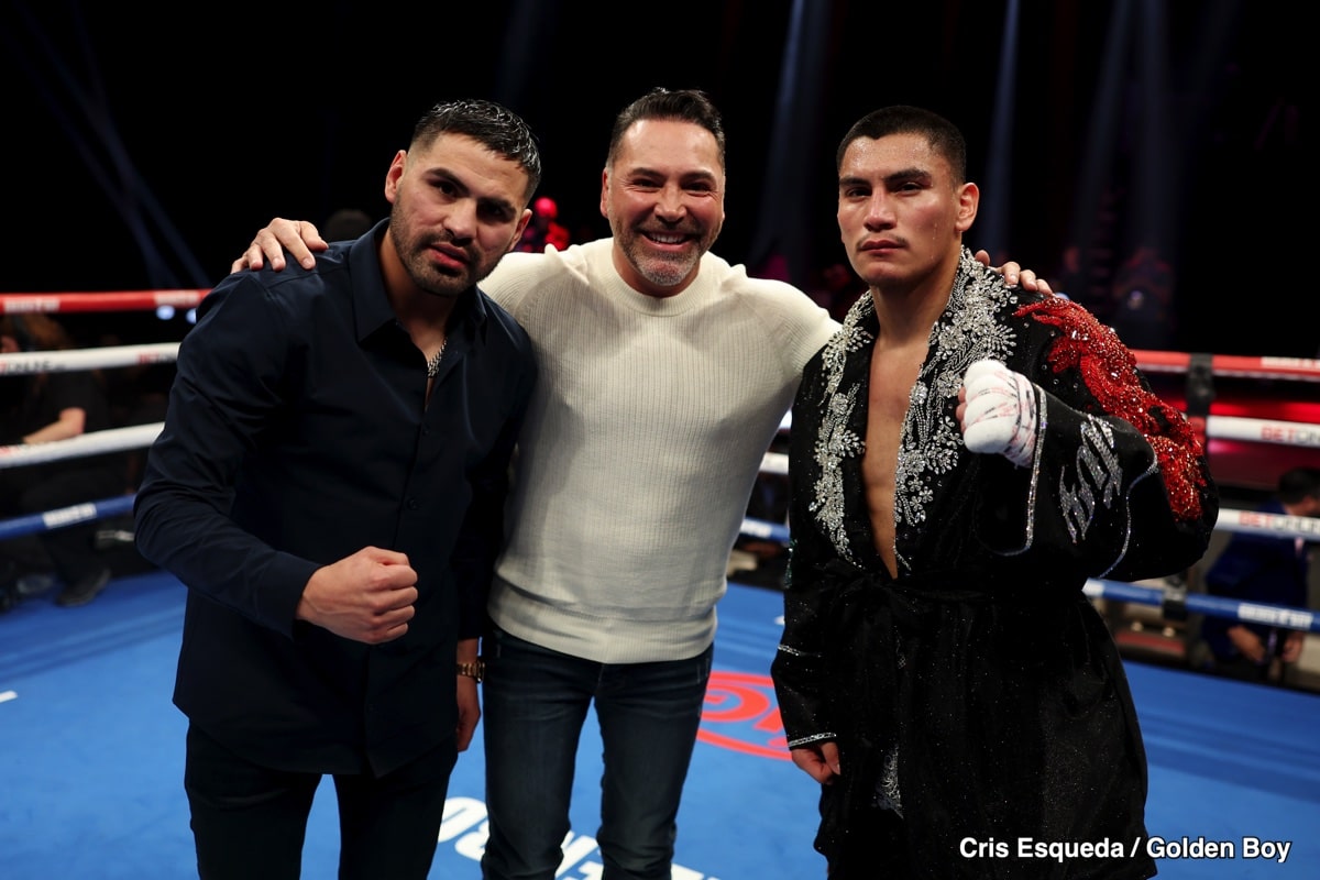 Image: Will De La Hoya let Vergil Ortiz Jr. fight Tim Tszyu?