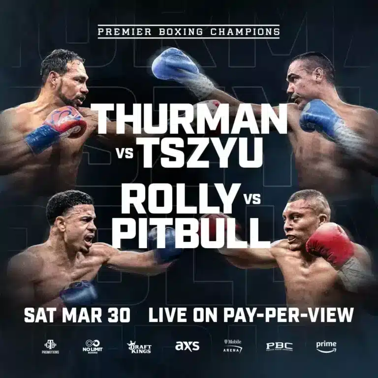 Thurman Vs. Tzsyu March 30 Amazon Prime Boxing News 24