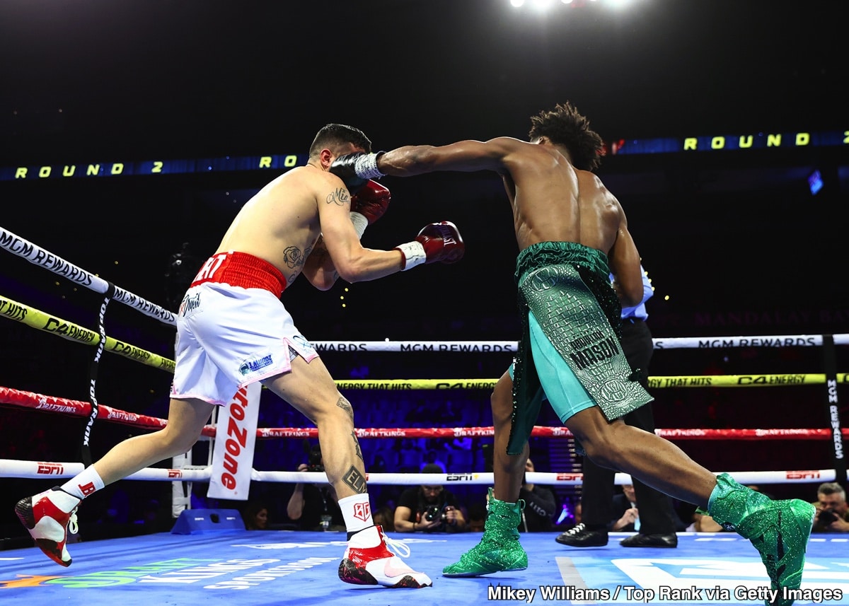 Image: Boxing Results: Abdullah Mason Knocks Out Benjamin Gurment In The 2nd Round