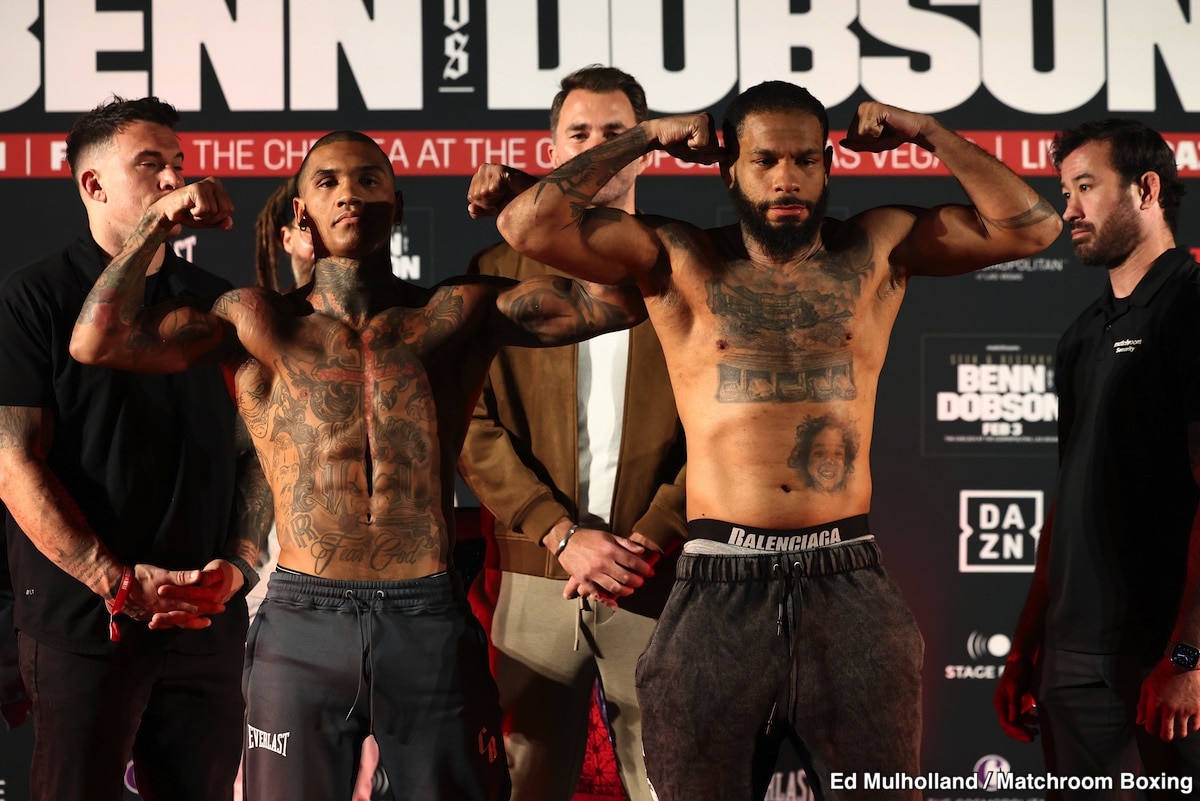 Image: Benn vs. Dobson Today: Start Time, TV Schedule, Ring Walks