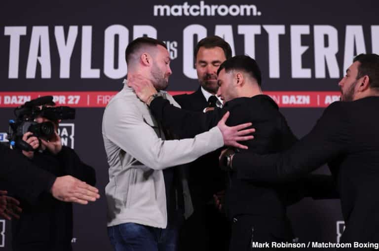 Image: Taylor vs. Catterall Rematch: Violence Erupts