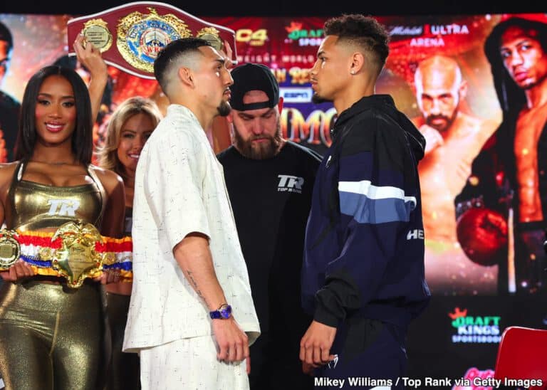 Image: Jamaine Ortiz vows to "make the clown" Teofimo dance, Lopez remains enigmatic