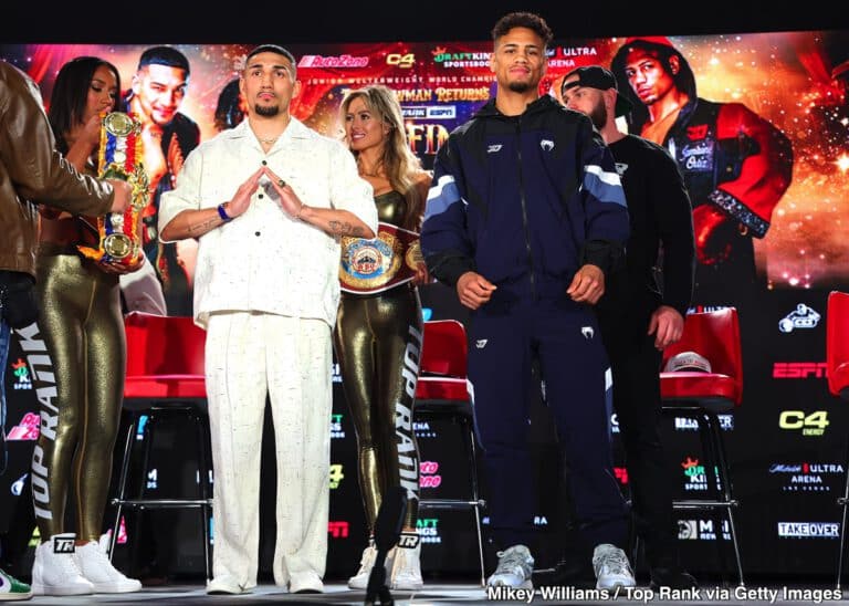 Image: Teofimo Lopez Weighs In on Shakur Stevenson's Retirement: "Take the Cuts, Climb the Mountain"