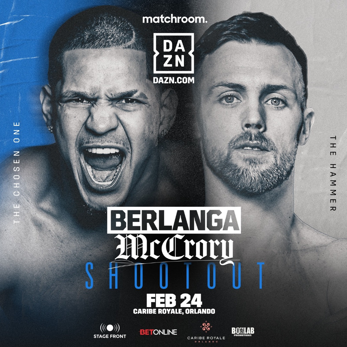 Image: Edgar Berlanga faces Padraig McCrory this Saturday, February 24th on DAZN