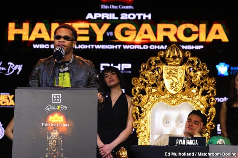 Image: Haney vs. Garcia: Tickets Not Selling for April 20th Fight
