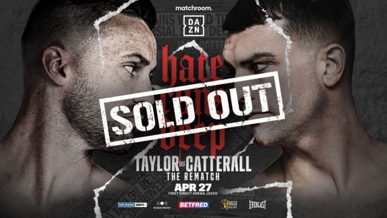 Image: Taylor vs. Catterall Rematch Sells Out in Record Time