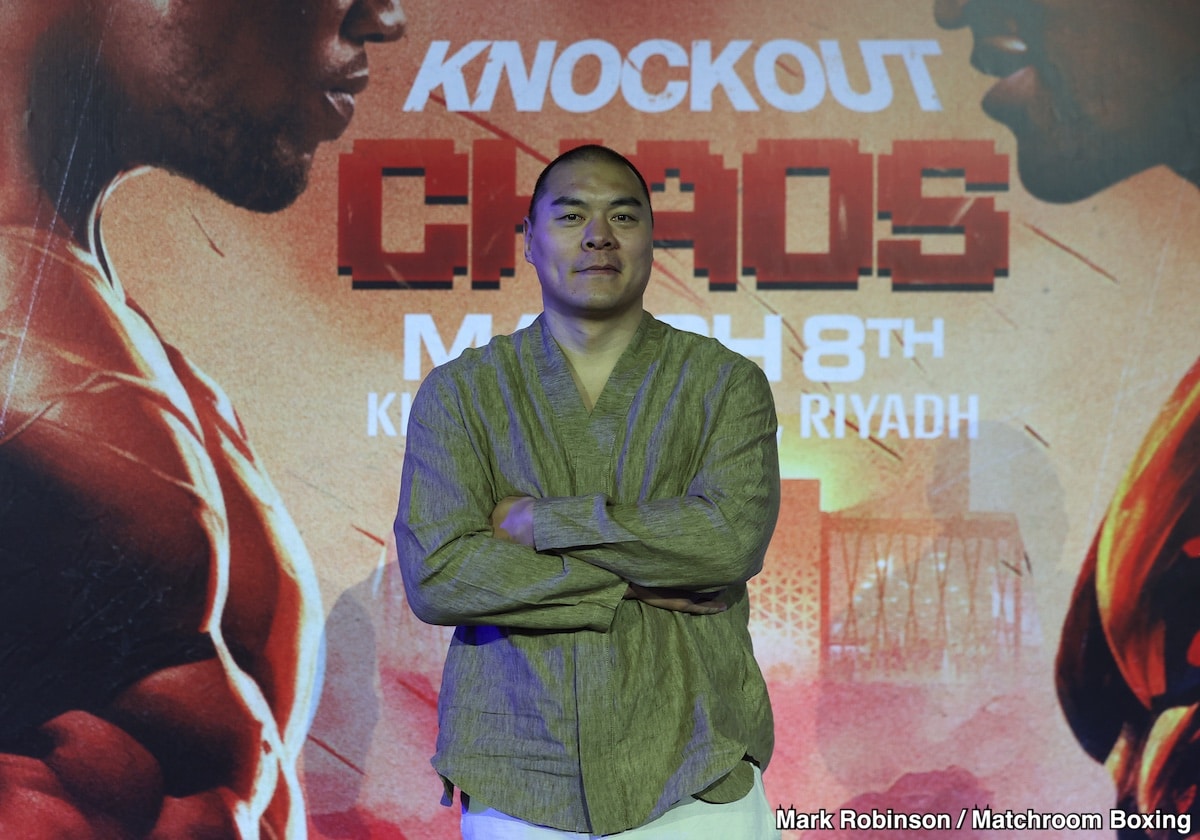 Image: Joshua vs. Ngannou Undercard: Zhang Vows to Unleash Fiery KO on Parker