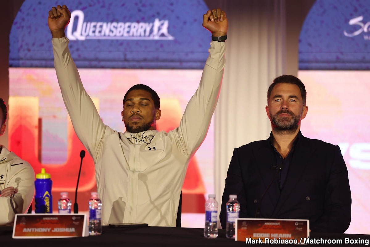 Image: Joshua Wants Fury - Usyk Winner, Saudis Call the Shots