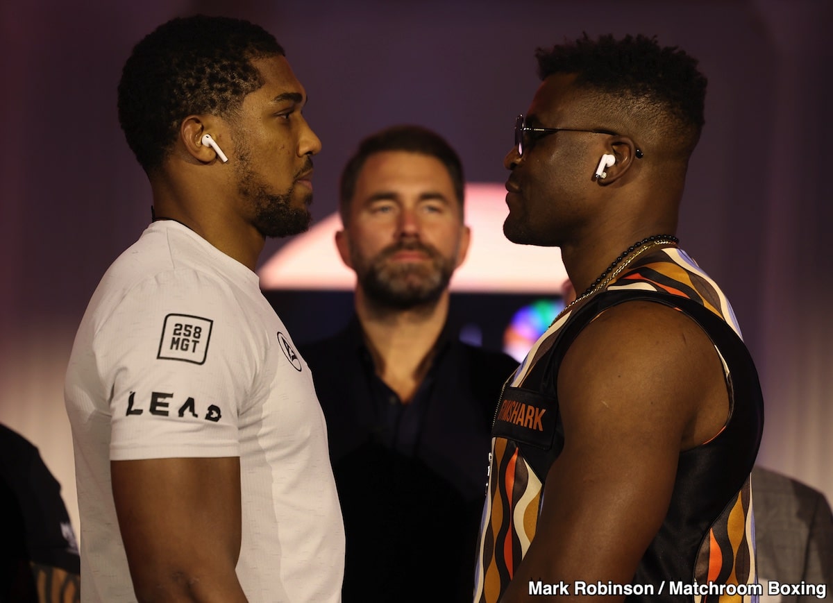 Image: Joshua vs. Ngannou: Big Purses on the Line in Saudi Arabia Showdown