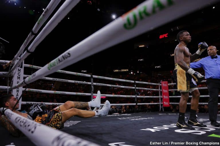 Image: Boxing Results: Erislandy Lara KOs Michael Zerafa in Second Round to Retain WBA 160-lb title