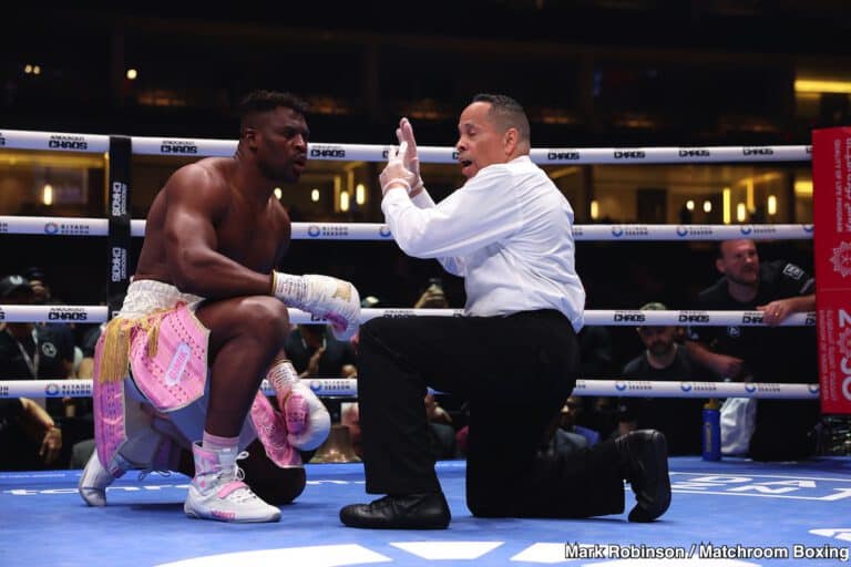 Image: Francis Ngannou Reflects on Loss to Anthony Joshua, Vows to Continue Boxing